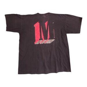 VTG Marlboro Big M Single Stitch Black and Red Short Sleeve Tee Size XL
